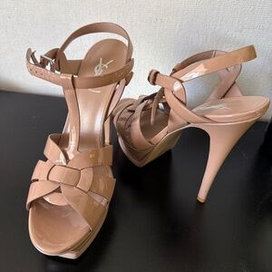 YSL Patent Tribute Heel 39.5